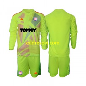 Hajduk Split Golmanski Domaći Dječji Nogometni Dres 2024-2025 Dugim Rukavima